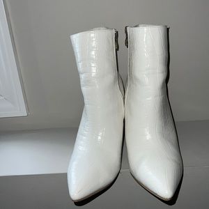 White booties